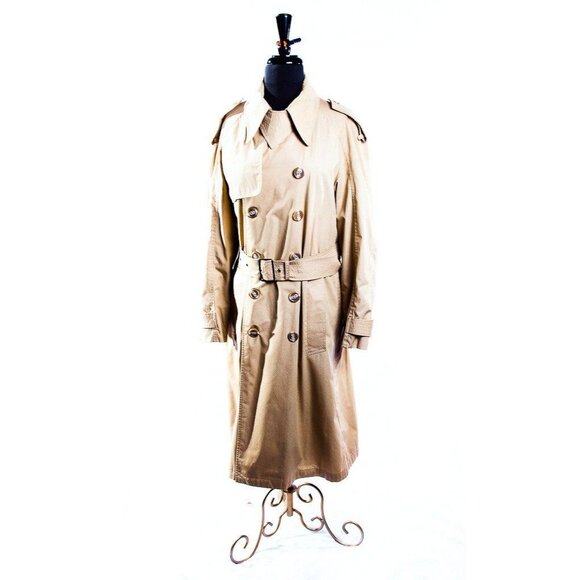 Vtg Men’s Coat Saks Fifth Avenue Trench Contemporary Shop Made In Yugoslavia